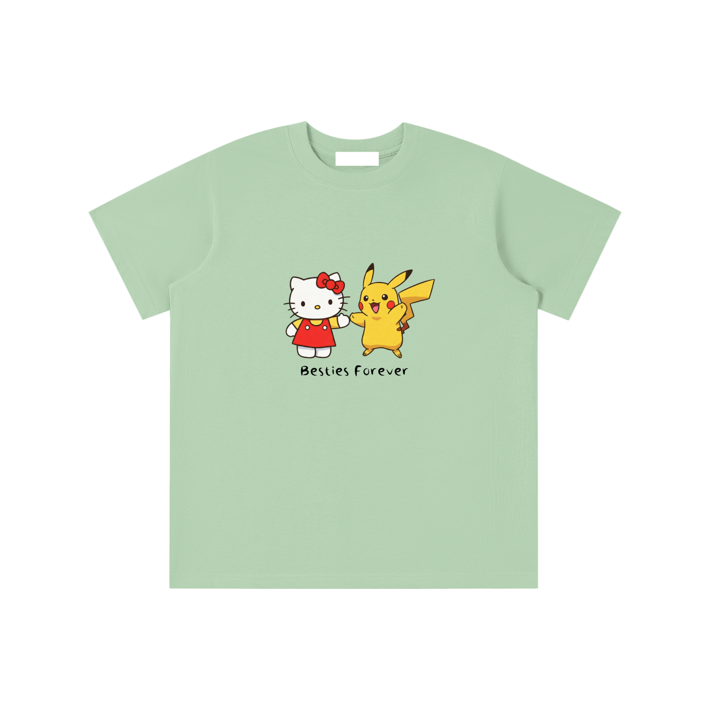 Anime ,Pikachu,Hello Kitty,Essentials T-Shirt,Loose Fit,Moderate Fit,Unisex,Christmas Season,Holiday Season,Daily Casual