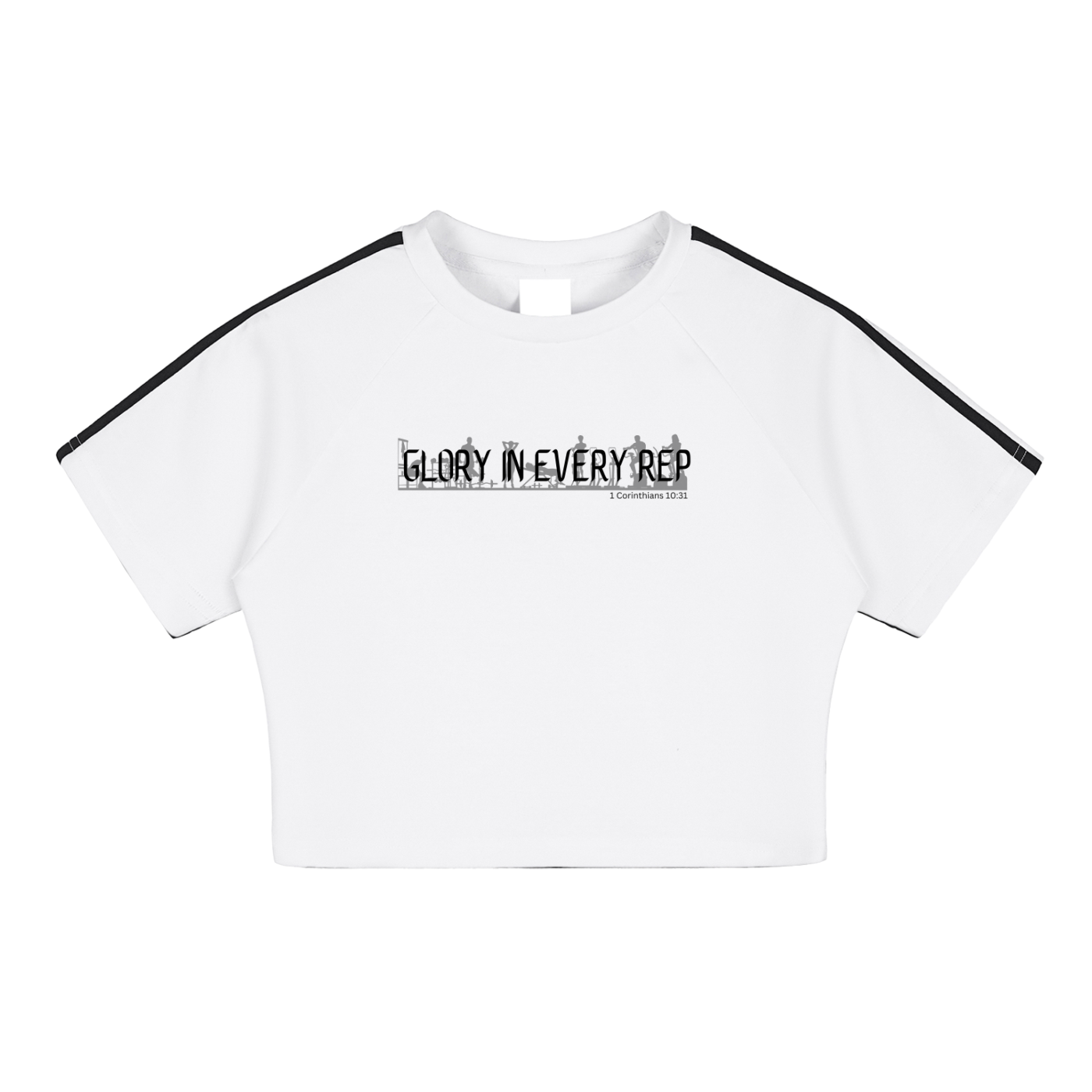 Women's Fitness Apparel,Faith Based Apparel,Fitness Apparel,Bodycon,Sporty,Performance Crop Top,Mixed Blend,Graphic Crop Top,Thin Fit,Sexy
