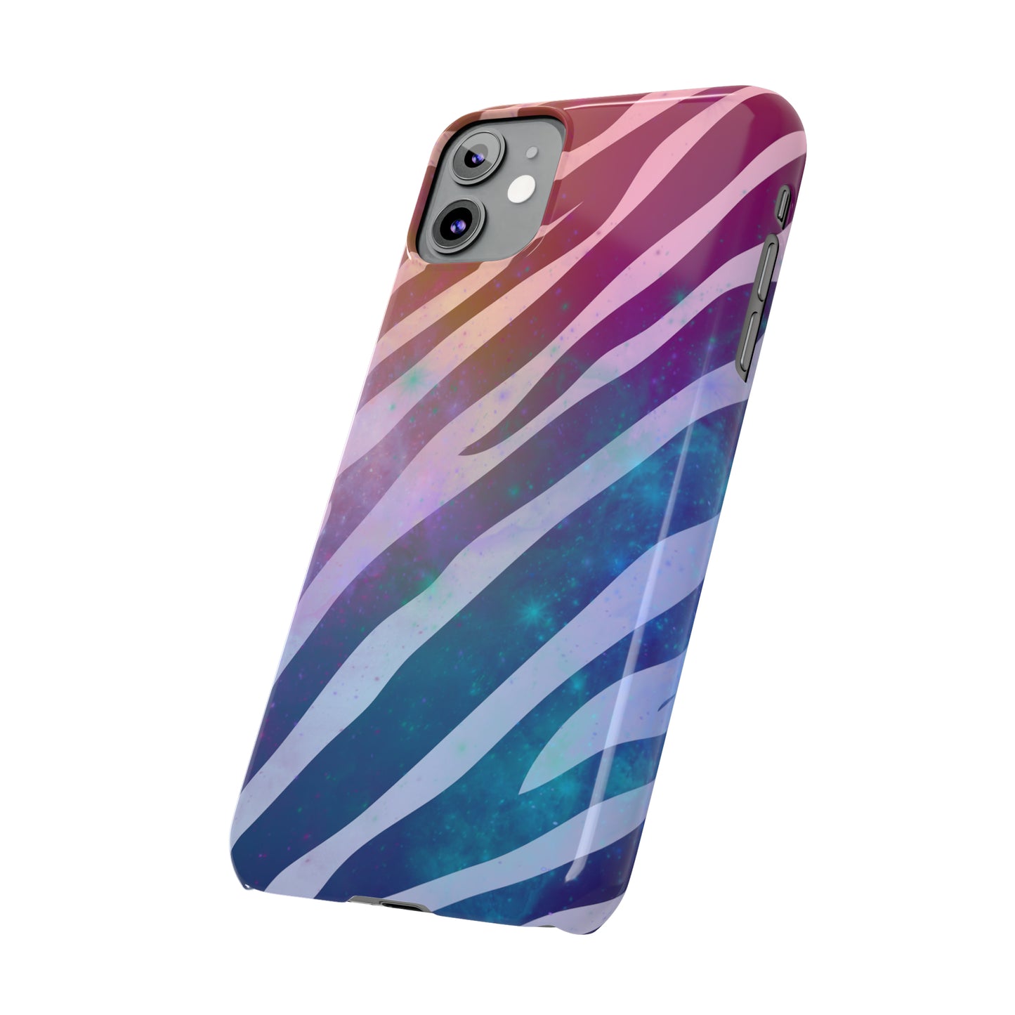 Galaxy Zebra Print Phone Case