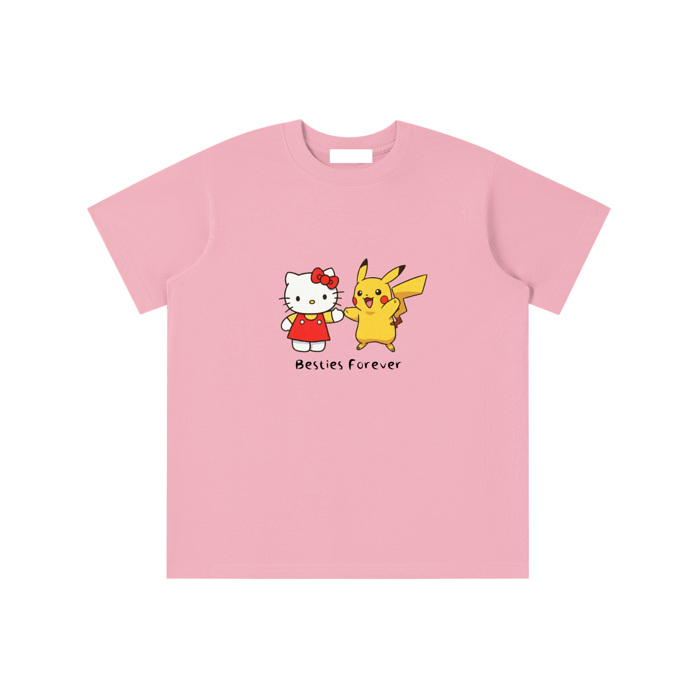 Anime ,Pikachu,Hello Kitty,Essentials T-Shirt,Loose Fit,Moderate Fit,Unisex,Christmas Season,Holiday Season,Daily Casual