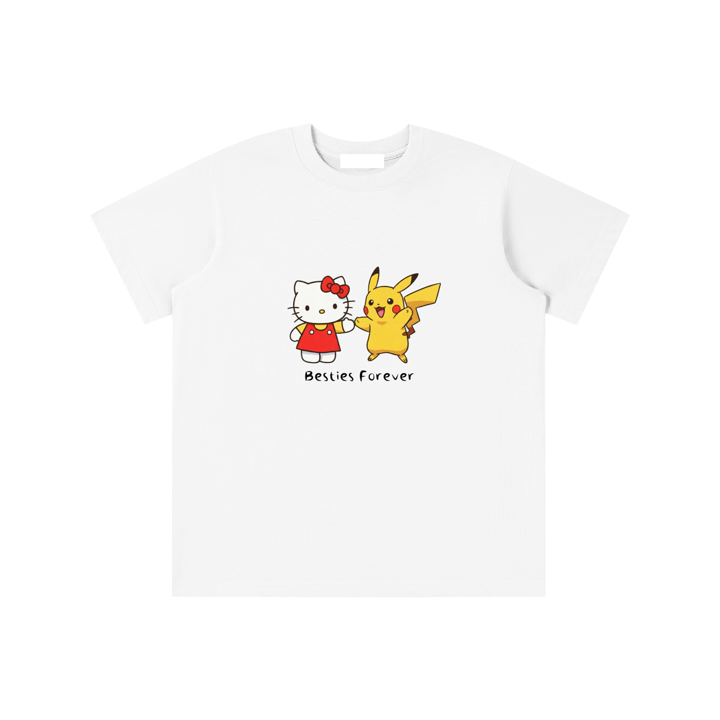Anime ,Pikachu,Hello Kitty,Essentials T-Shirt,Loose Fit,Moderate Fit,Unisex,Christmas Season,Holiday Season,Daily Casual