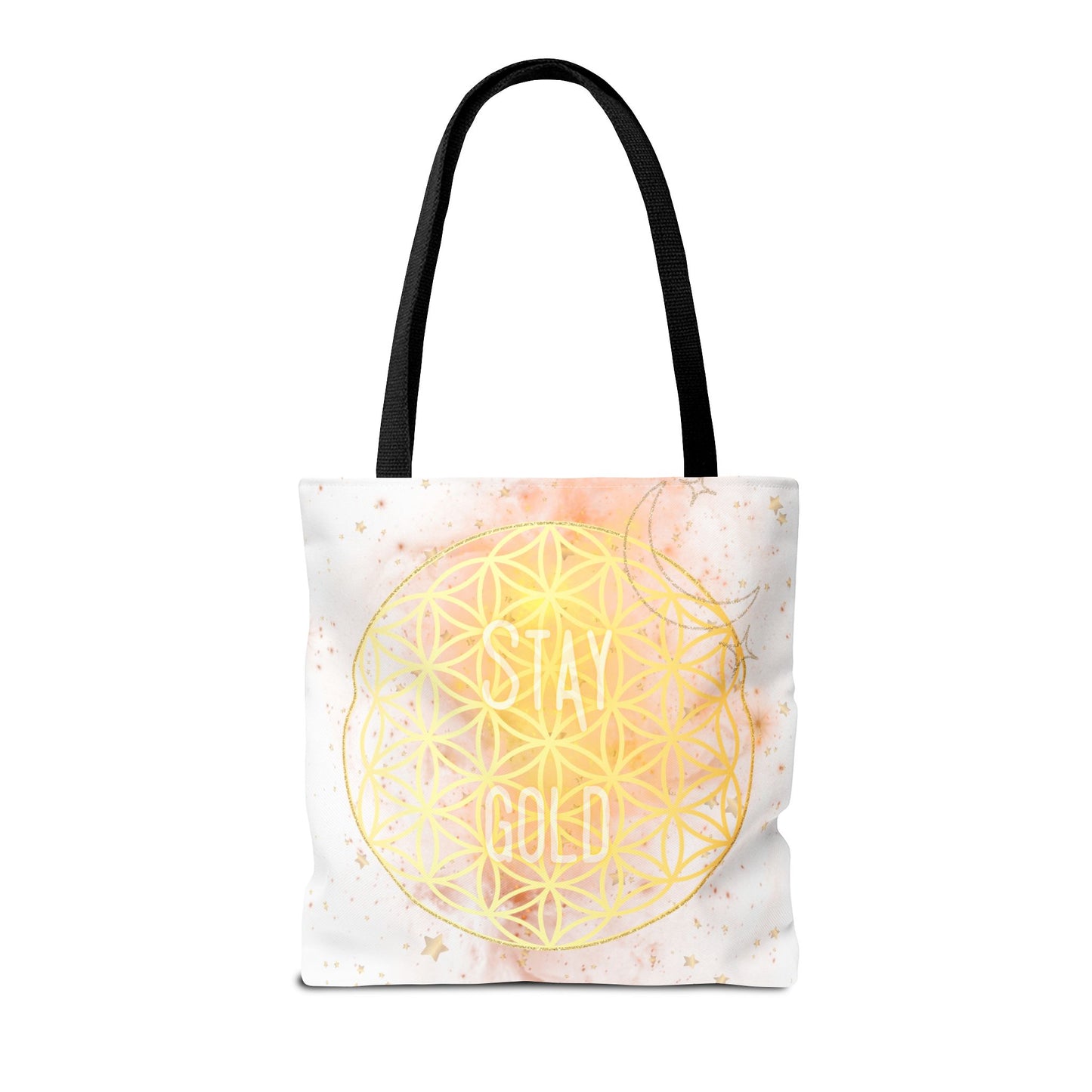 Stay Gold - Flower of Life Tote Bag