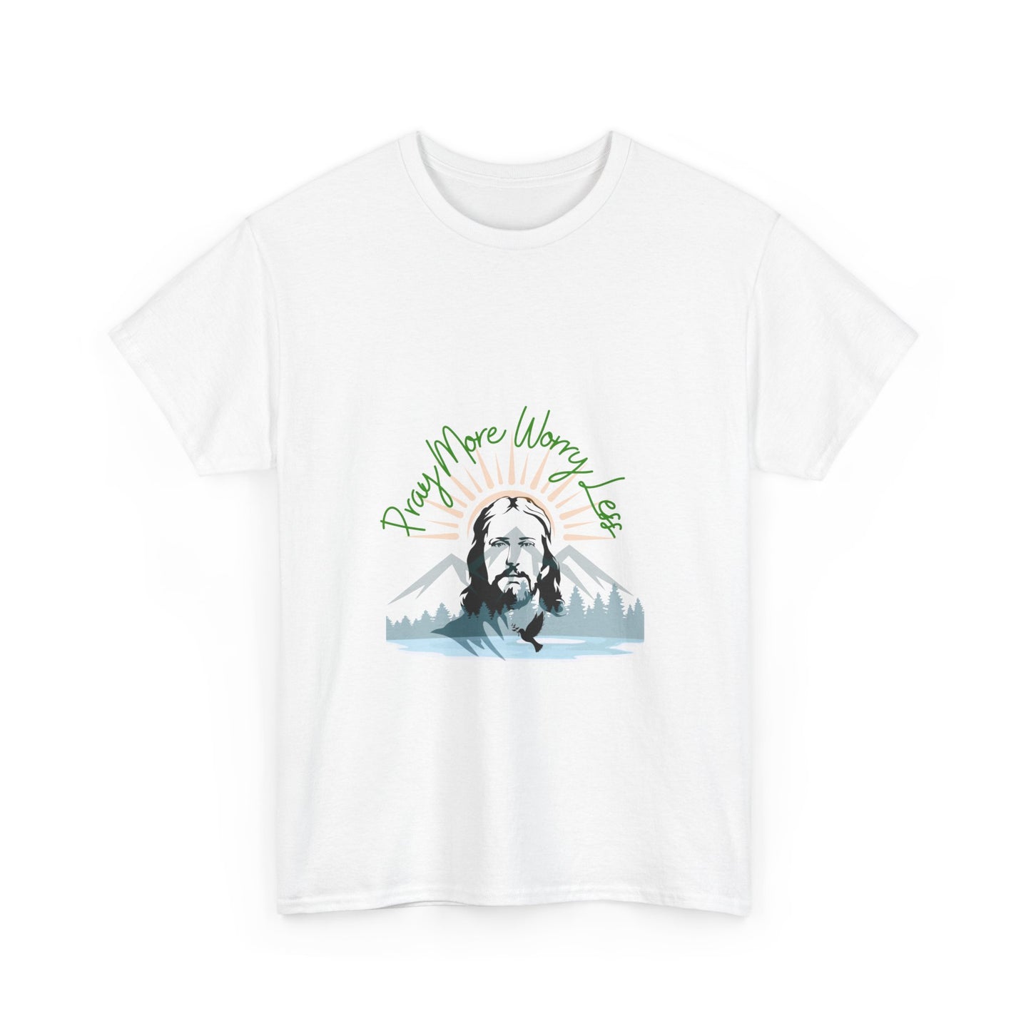 Pray More Stress Less - Men's Slogan T - His Collective