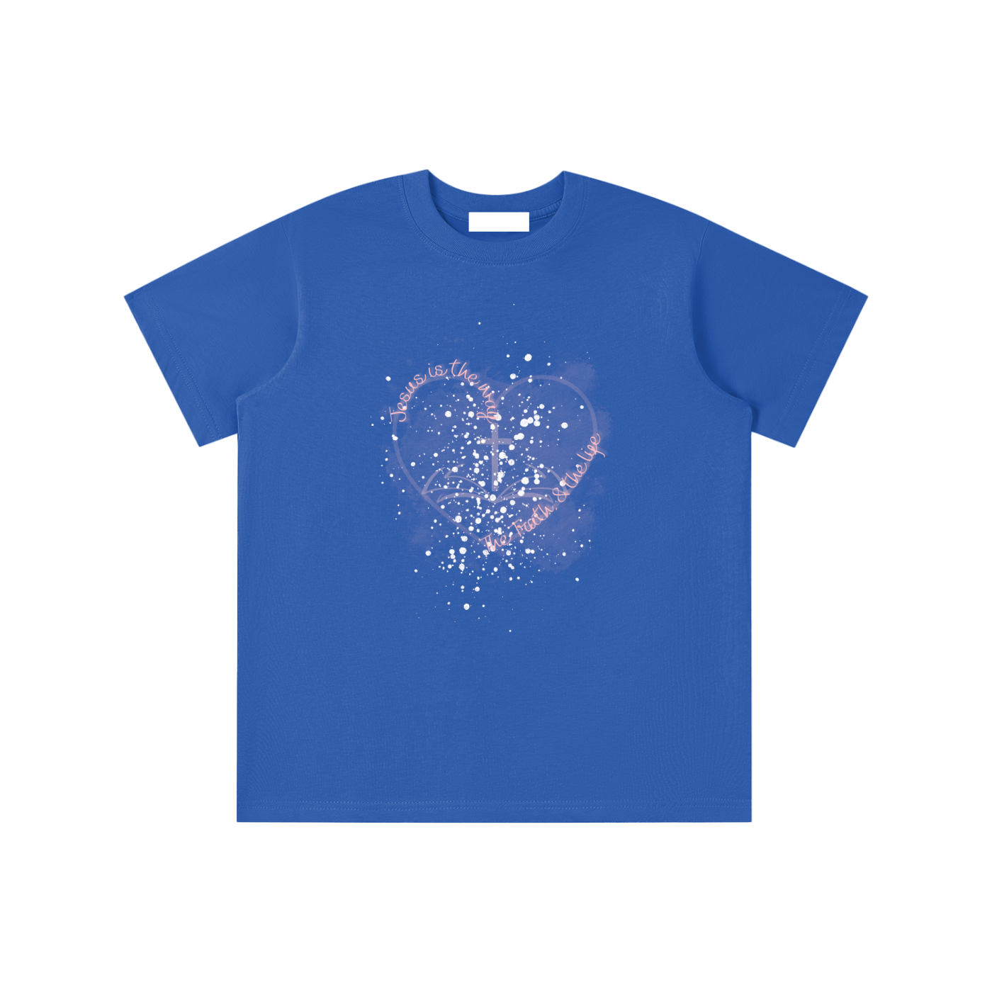 Children's Apparel,Faith Based Apparel,Essential Cotton T-Shirt,Pure Cotton,Loose Fit,Moderate Thicknes,Girls Apparel,Daily Casual,Outdoor,Back to School