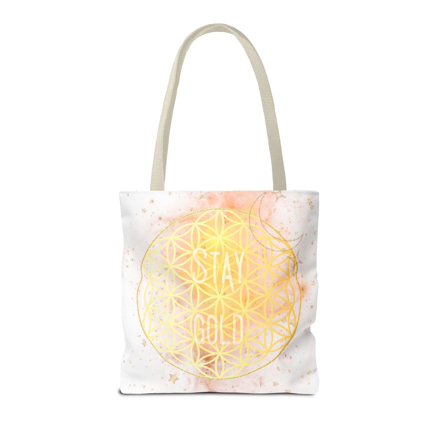 Stay Gold - Flower of Life Tote Bag