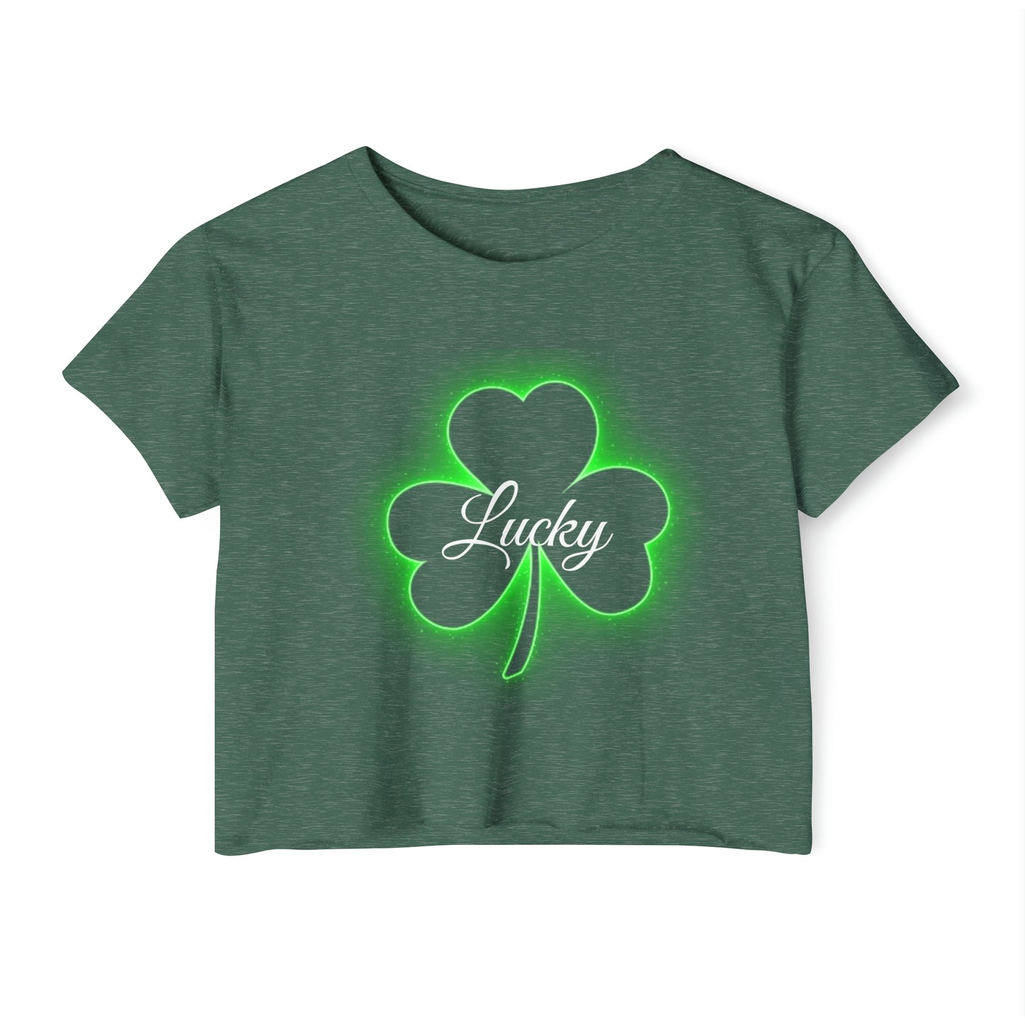 Lucky Saint Patrick's Day Crop Tee