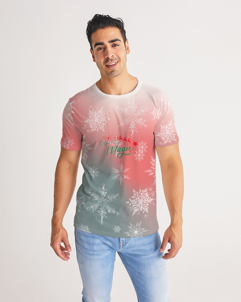 Christmas Gradient Men's All-Over Print Tee