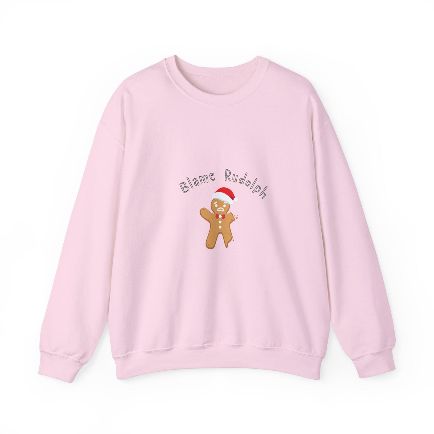 Christmas Sweater - Blame Rodolph - Women's Crewneck Sweatshirt