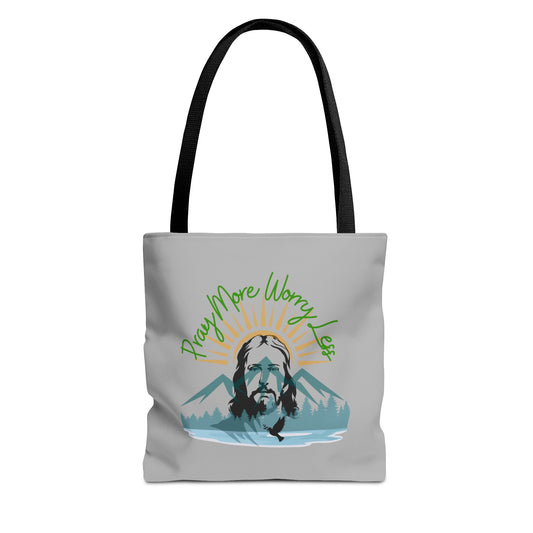 Pray More Worry Less - Tote Bag - Bag Collective