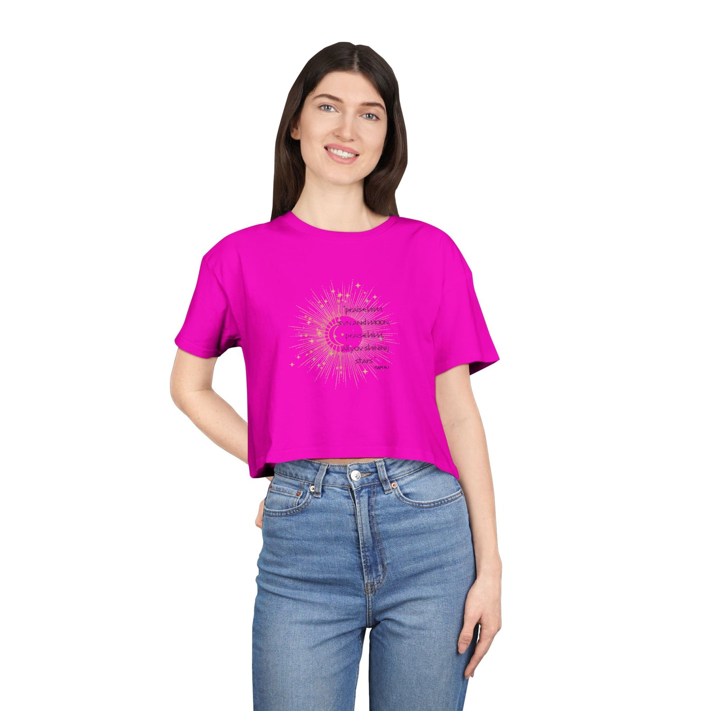 Bible Verse - Women's Crop T - Her Collective - Christ Collective