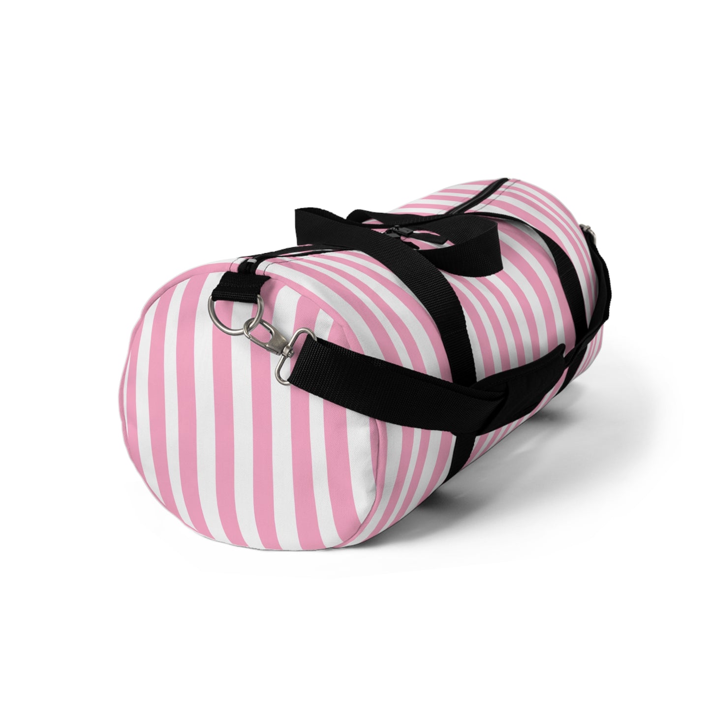 Pink Stripes Duffel Bag