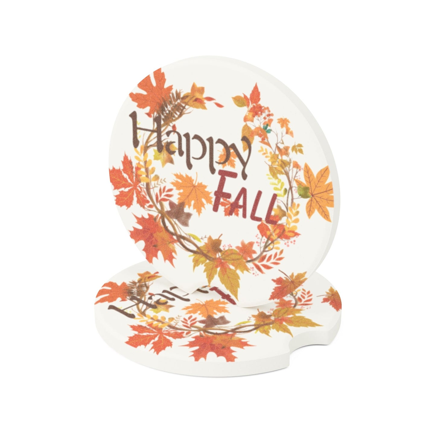 Fall Soapstone Car Coaster - Home Collective - Fall Collective