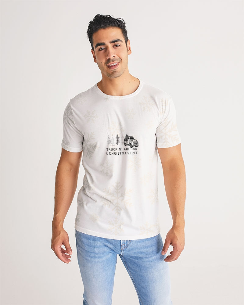 Men's Graphic Tee - Truckin' Around A Christmas Tree