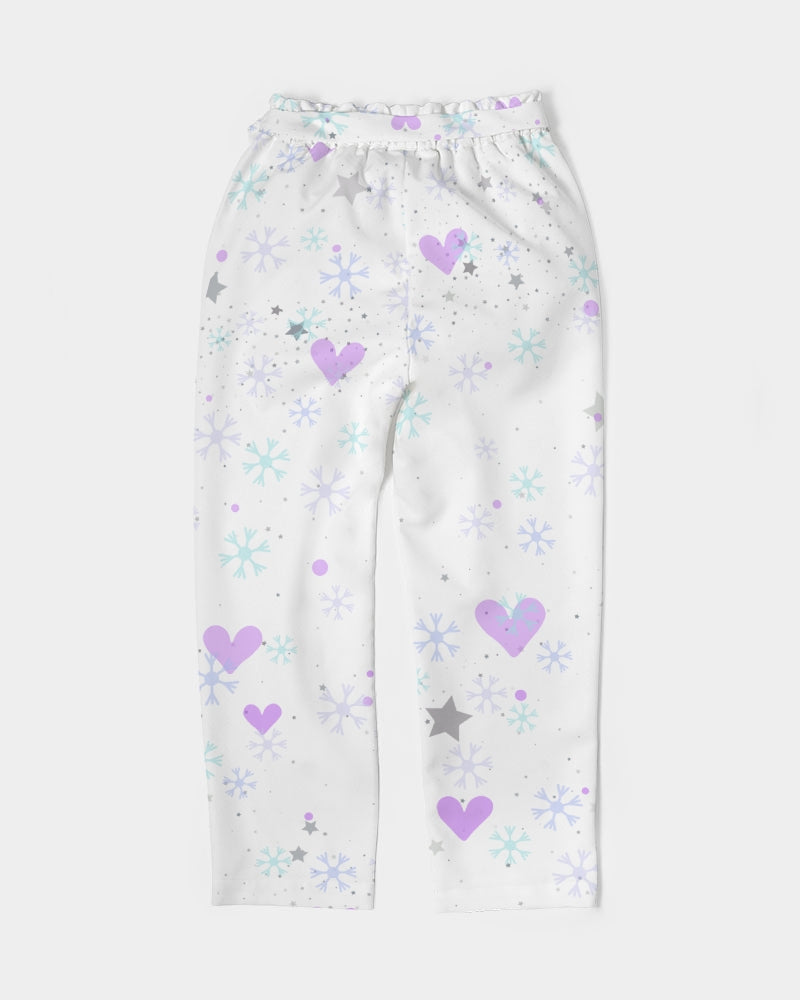 Women's Snowflake Belted Tapered Pants - Matching 1 of 2