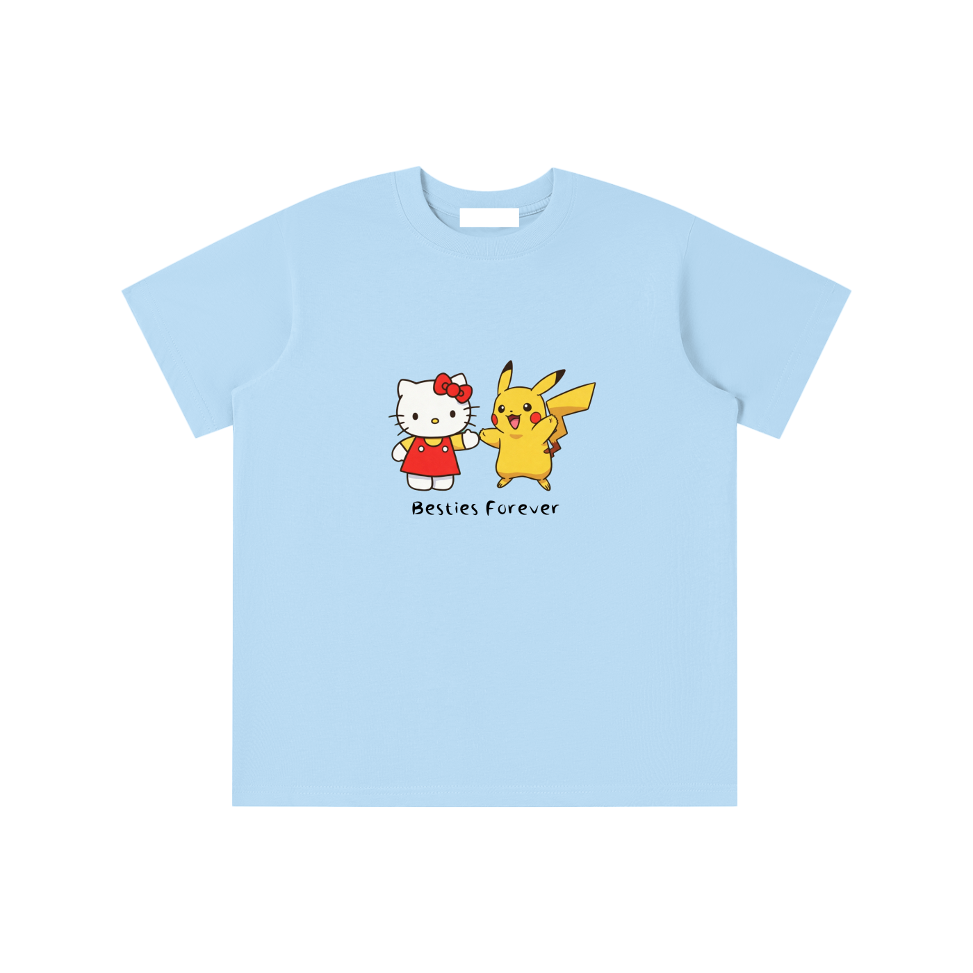 Anime ,Pikachu,Hello Kitty,Essentials T-Shirt,Loose Fit,Moderate Fit,Unisex,Christmas Season,Holiday Season,Daily Casual