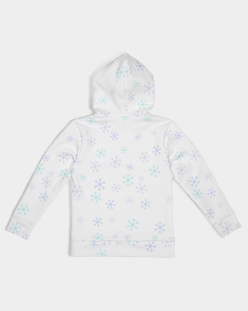 Kids Snowflake Printed Hoodie -Kids Christmas Pullover - Kid Collective -