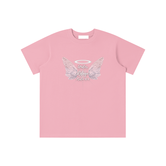 Faith Based Apparel,Girls Essentials T-Shirt,School,Daily Casual,Graphic T-Shirt,Pure Cotton,Moderate Thickness,Loose Fit,Basics,Matching