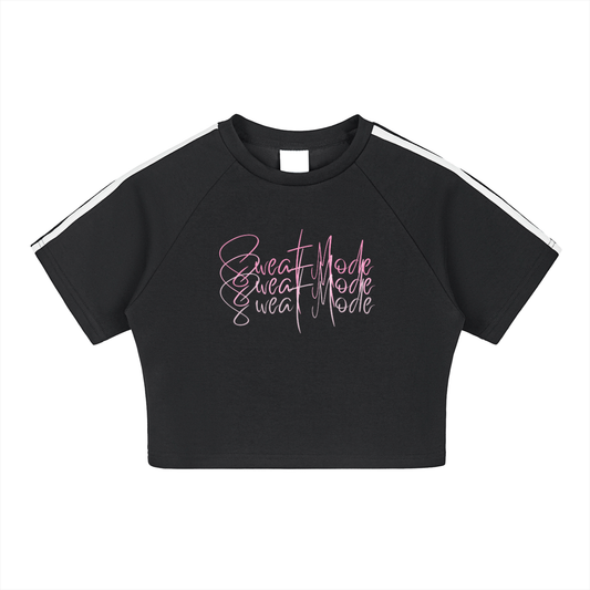 Sporty,Women's Fitness Apparel,Bodycon,Thin Fit,Taped Cooling,Performance Crop Top,Daily Casual,Mixed Blend,Fitness Apparel,Sport Apparel