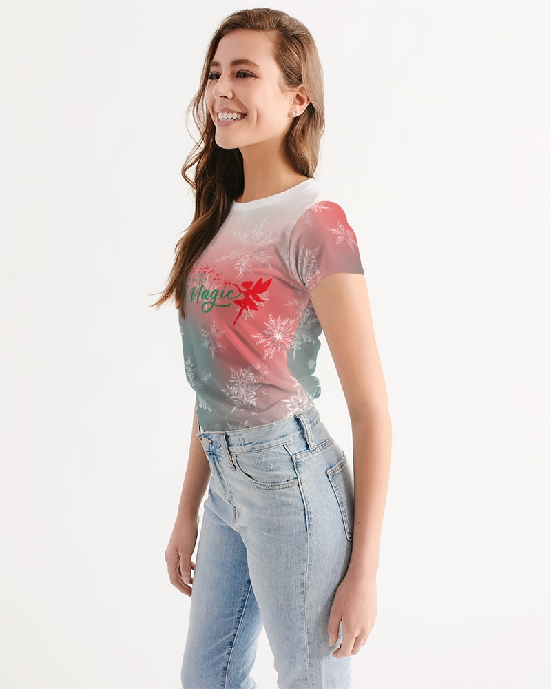 Women's Christmas Print Tee - Christmas Collective