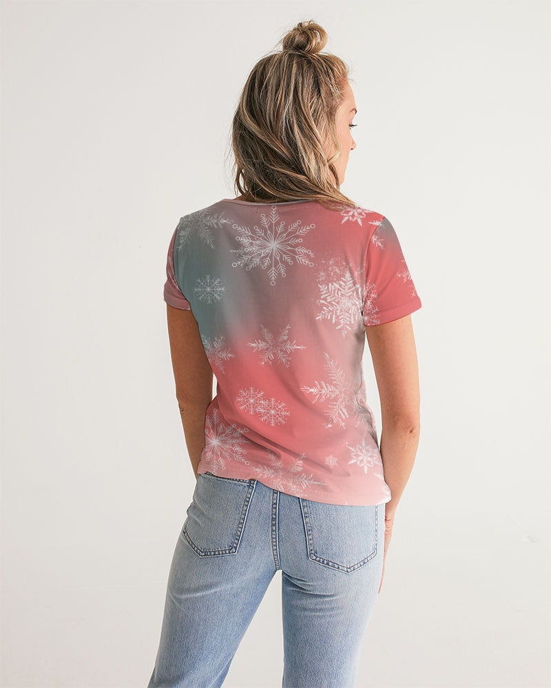 Women's Christmas V-Neck Tee