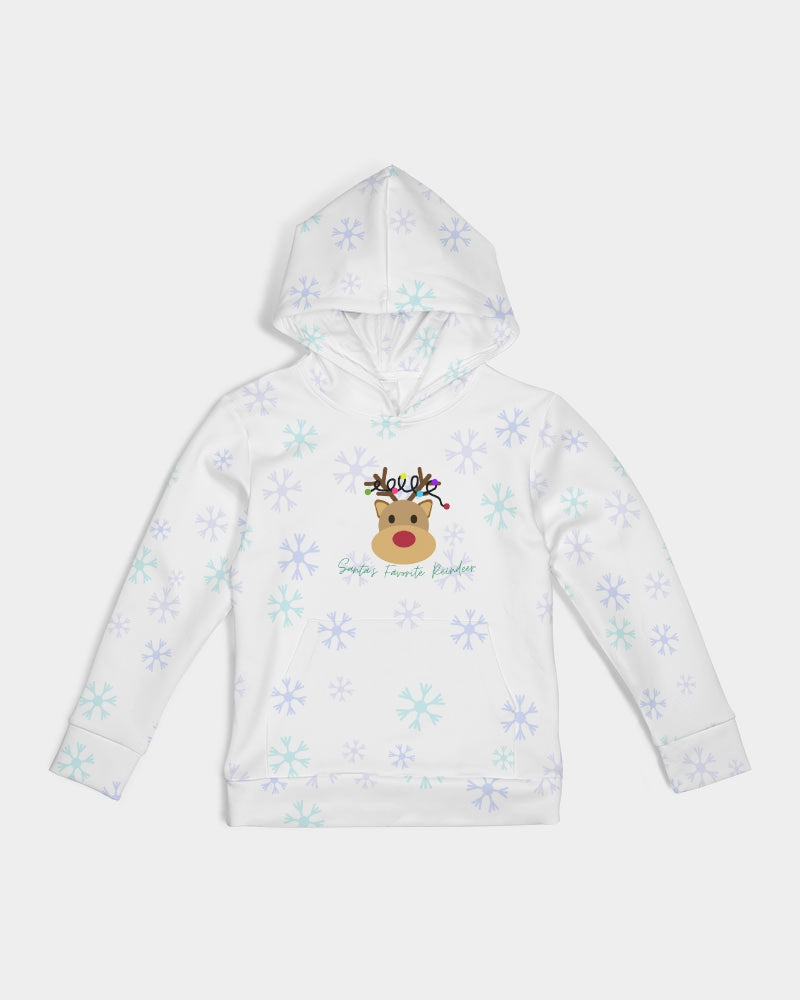 Kids Snowflake Printed Hoodie -Kids Christmas Pullover - Kid Collective -