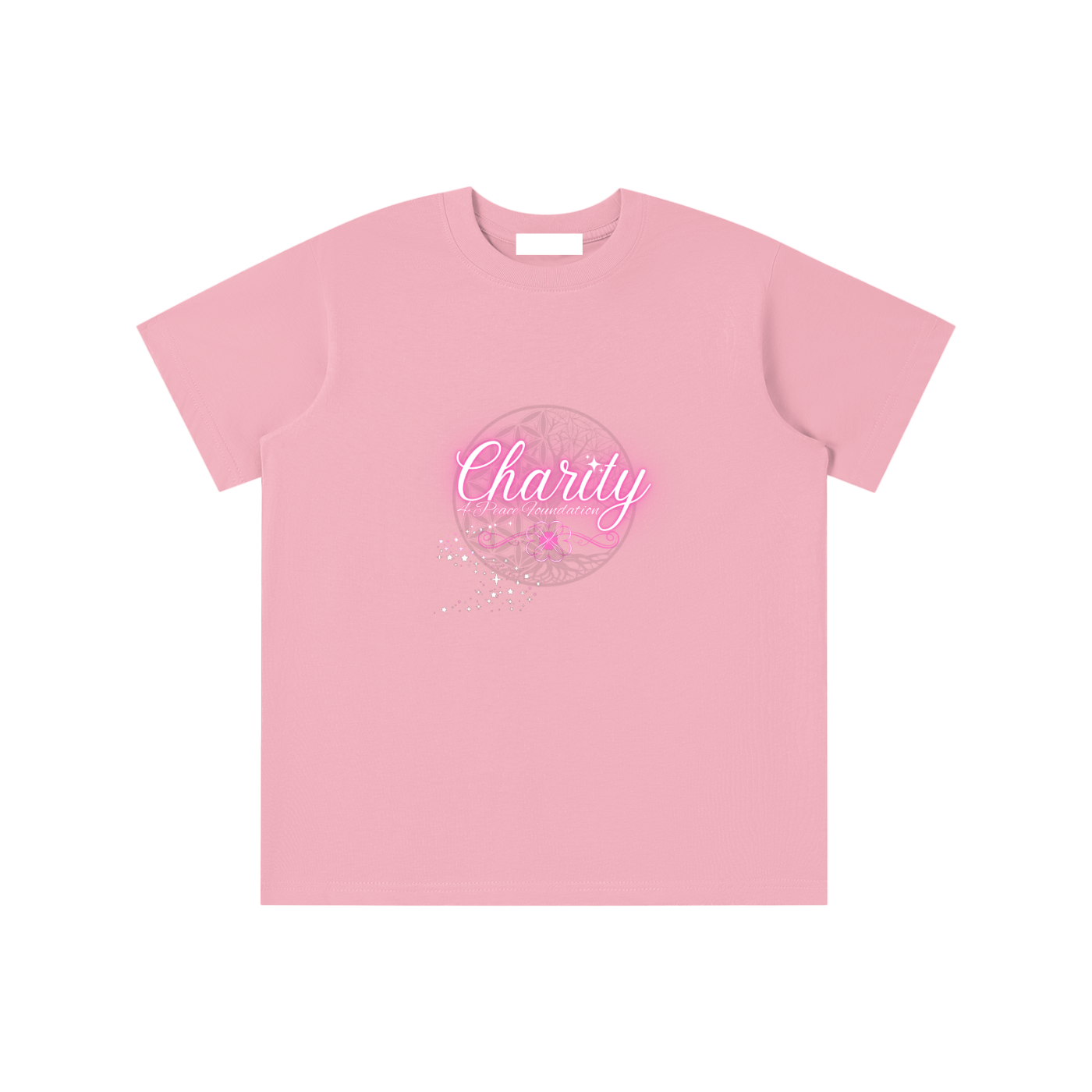 Peace Collective,Charitible Merchandise,Nonprofit Merchandise,Kids Essential T-Shirt,Pure Cotton,Gender Neutral,Loose Fit,Moderate Thickness,Faith Based Apparel,Graphic T-Shirt