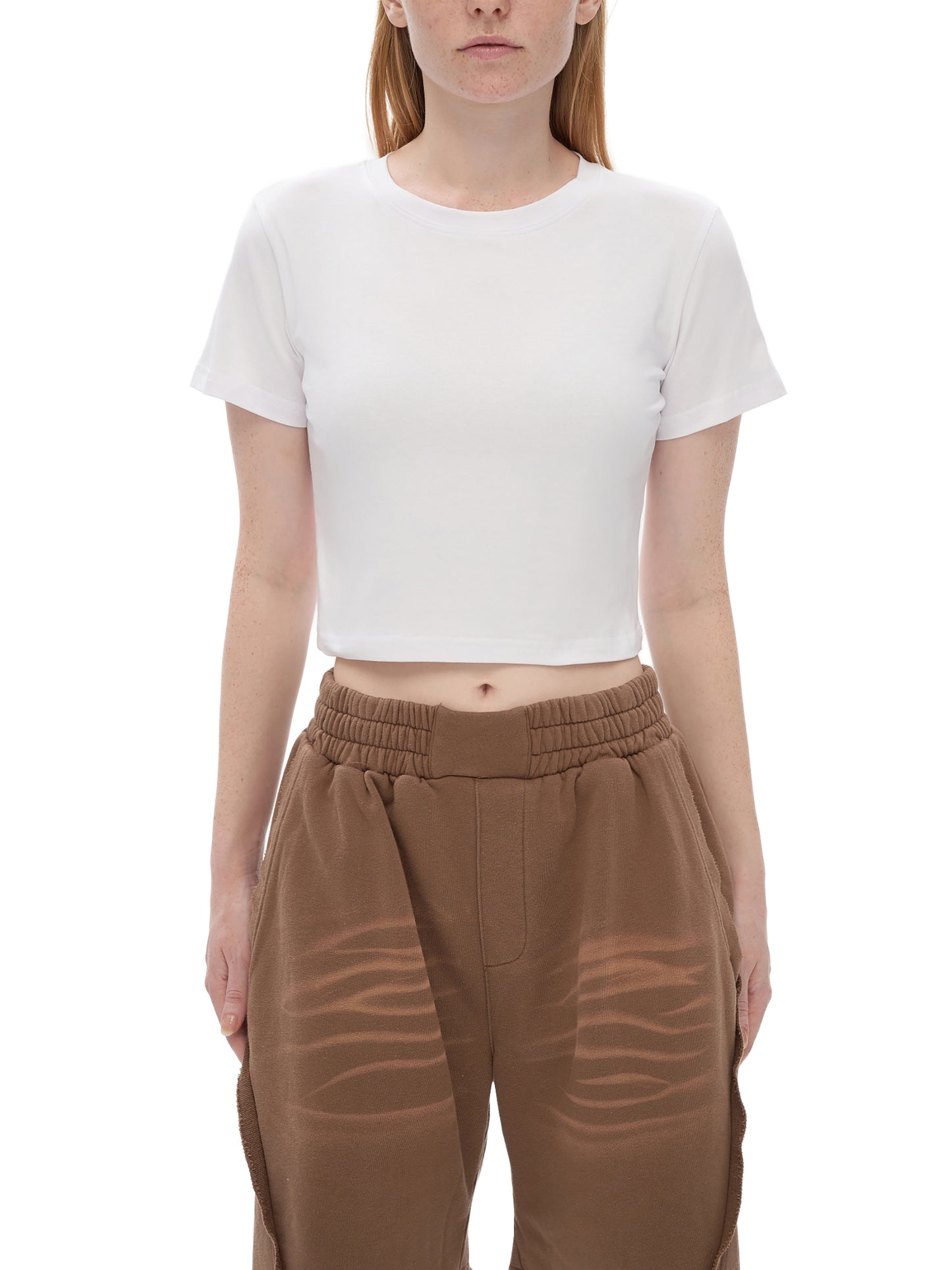 Faith Based Apparel,Womens' Fashion,Pure Cotton,High Stretch,Moderate Thickness,Bodycon,Fitted Crop Top T-Shirt,Daily Casual,Christmas,Holiday Season