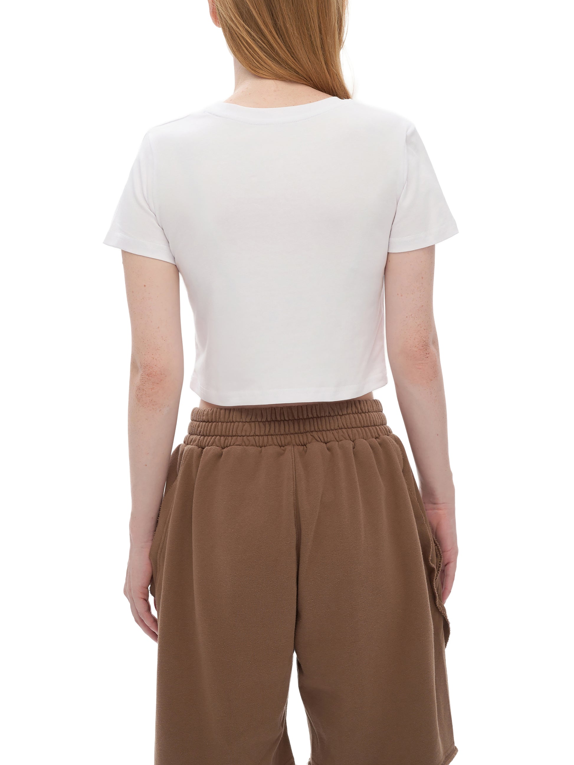 Faith Based Apparel,Womens' Fashion,Pure Cotton,High Stretch,Moderate Thickness,Bodycon,Fitted Crop Top T-Shirt,Daily Casual,Christmas,Holiday Season