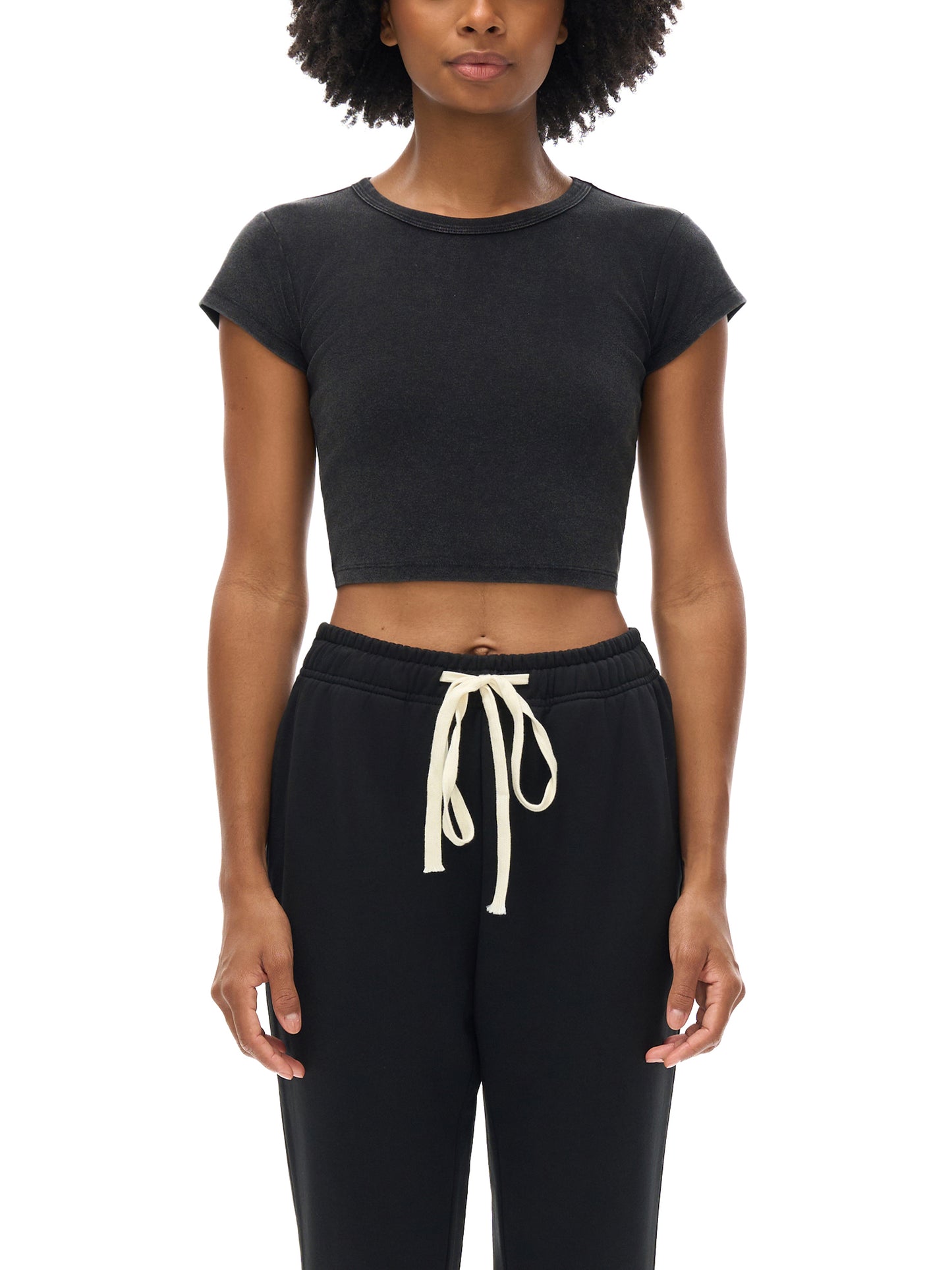 Charitible Cause,Donation Based ,Nonprofit Merchandise,Faith Based Apparel,Peace Collective,Womens' Fashion Top,Snow Washed Crop Top,Blended Cotton,Daily Casual,Moderate Thickness